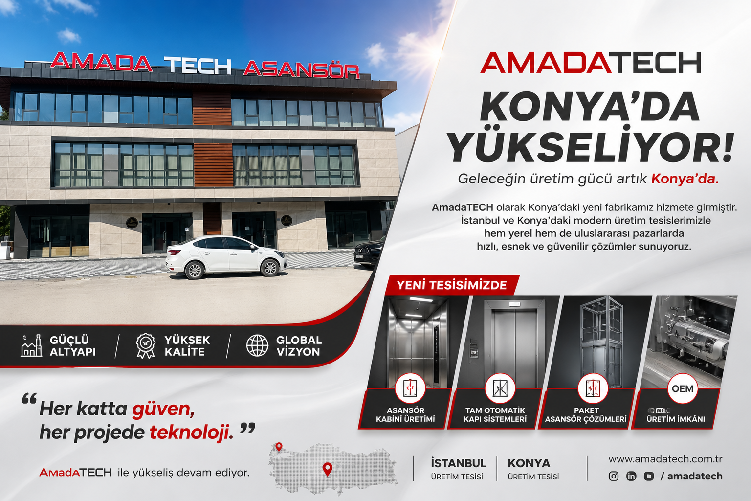 Konya Fabrikamız Hizmete Girmiştir